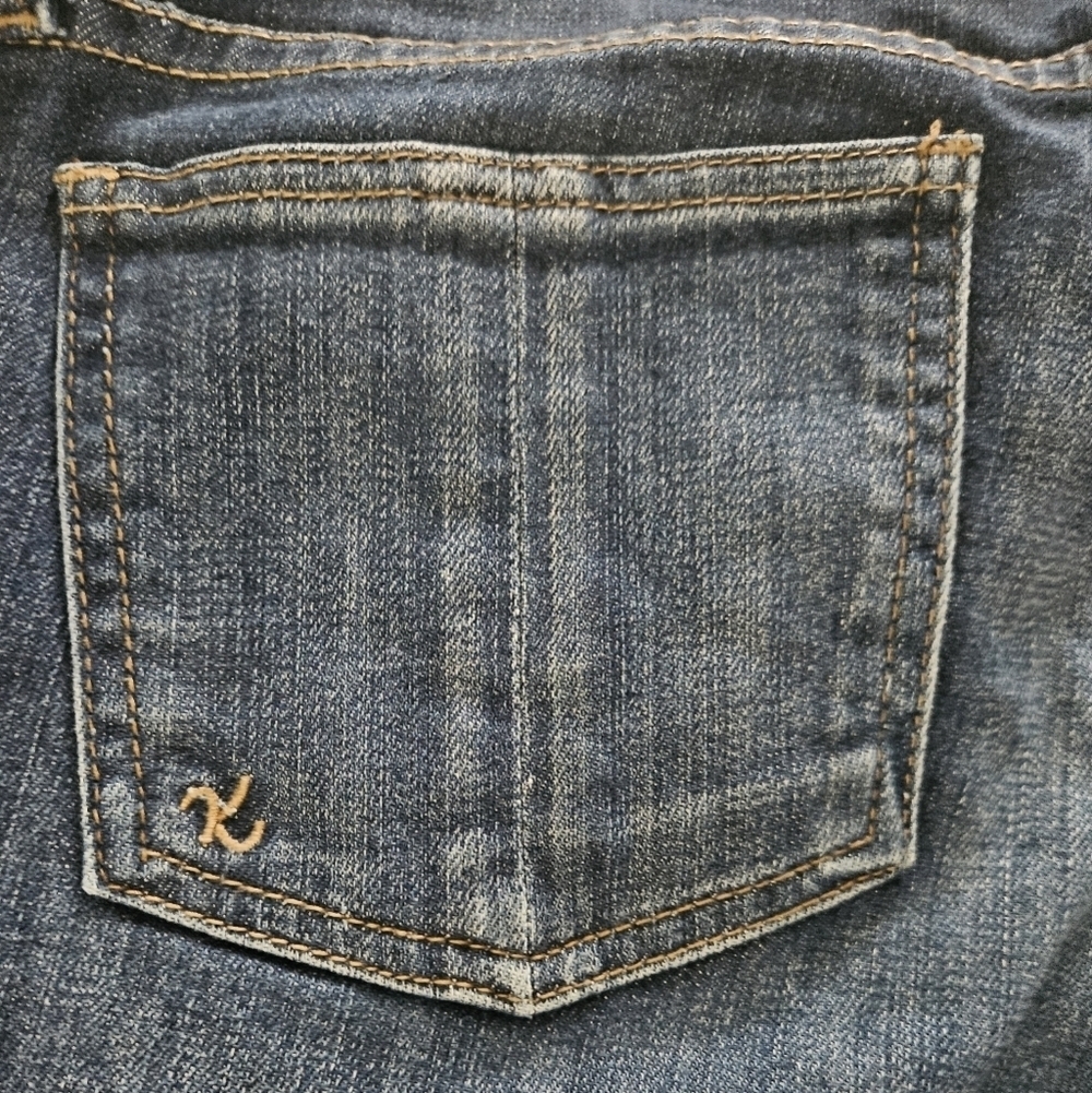 Kut From The Kloth Blue Denim Capri Jeans Size 6 - Picture 3 of 13